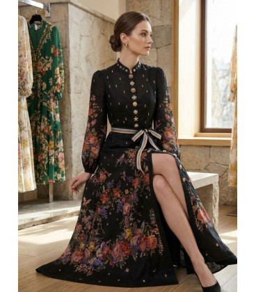 Vestido Bohemio Cristal Floral.