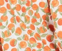 Orange print